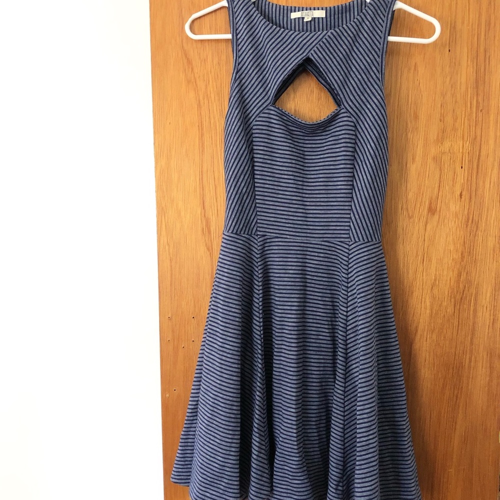 BB Dakota Blue Striped Dress Women’s Sz 2